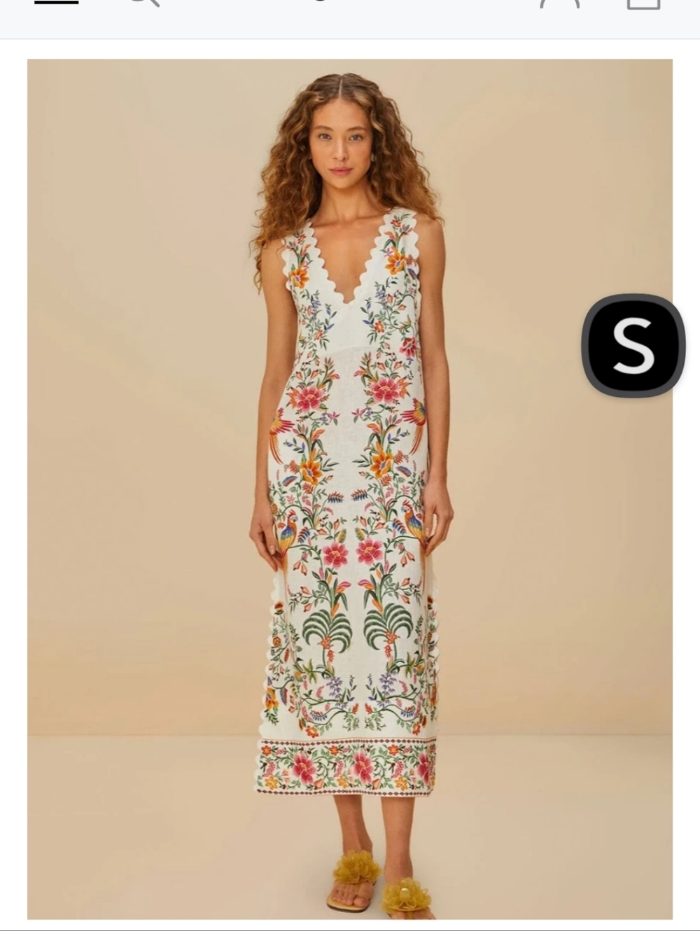 Farm Rio Delicate Forest Maxidress - Picture 4 of 4